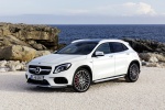 2019 Mercedes-AMG GLA 45 4MATIC in Polar White - Static Front Left Three-quarter View